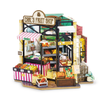 Fruit Shop, DIY Miniature Dollhouse Kit: DIY Mini Village Kit - Baby Feathers Gift Shop