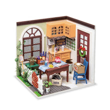  Charles's Dining Room DIY Miniature Dollhouse Kit: DIY Mini Room Kit - Baby Feathers Gift Shop