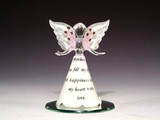 Angel Mother on Mirror - Baby Feathers Gift Shop