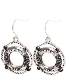  Life Saver Ring Earrings - Baby Feathers Gift Shop