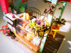 Ice Cream Station DIY Miniature Dollhouse Kit: DIY Mini Village Kit - Baby Feathers Gift Shop