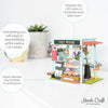 Ice Cream Station DIY Miniature Dollhouse Kit: DIY Mini Village Kit - Baby Feathers Gift Shop