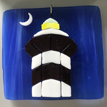  Habour Town Lighthouse Fused Glass Switchables Night Light Cover; Ornament: Suncatcher - Baby Feathers Gift Shop