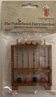  Croquet Miniature Set Backyard Fairy Garden - Baby Feathers Gift Shop