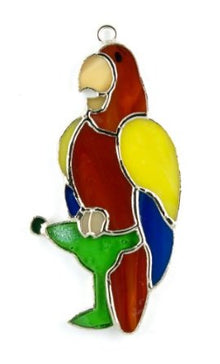  Parrot Stained Glass Switchables Night Light Cover; Ornament: Suncatcher - Baby Feathers Gift Shop