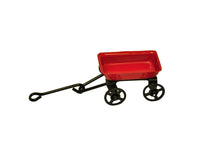  Little Red Wagon Backyard Miniature Fairy Garden Dollhouse Accessories - Baby Feathers Gift Shop
