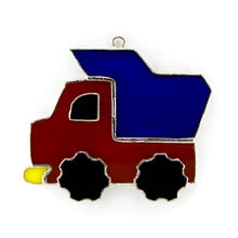  Dump Truck Stained Glass Switchables Night Light Cover; Ornament: Suncatcher - Baby Feathers Gift Shop