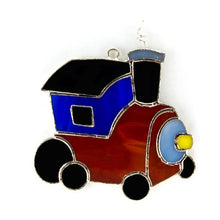  Train Stained Glass Switchables Night Light Cover; Ornament: Suncatcher - Baby Feathers Gift Shop